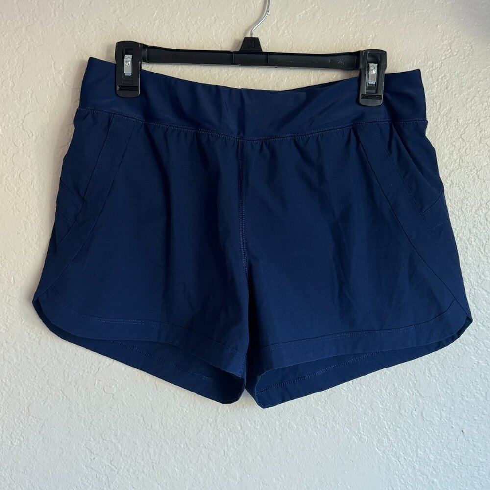 Lands’ End Women’s Navy Blue Athletic Running Shorts Size 10